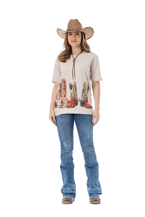 T-Shirt Maxi Mountain Girl Zenz Western
