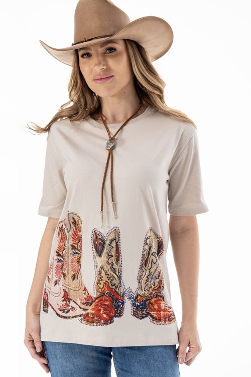 T-Shirt Maxi Mountain Girl Zenz Western