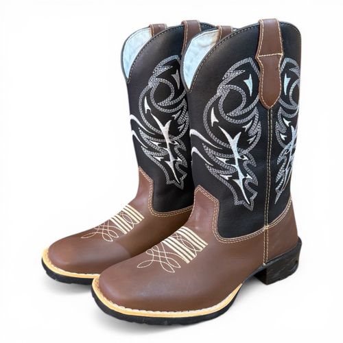 Bota Masc Cafe Couro Br Braddock