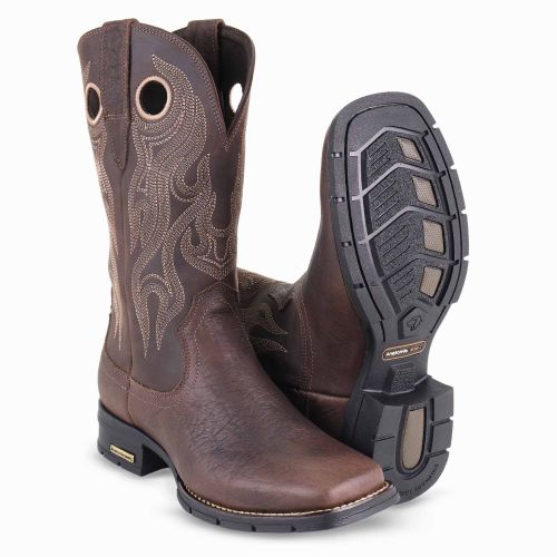 Bota Texana Corrugado Brown Anatomic Gel