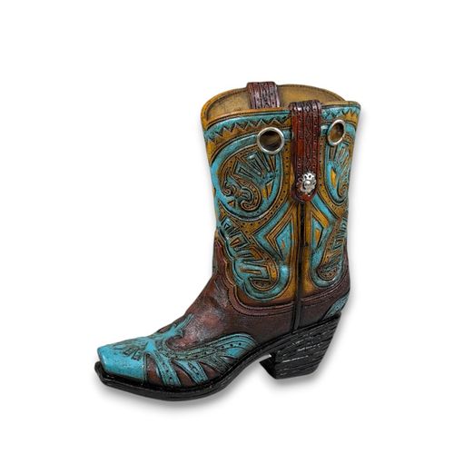 Bota Decorativa Western em Resina A
