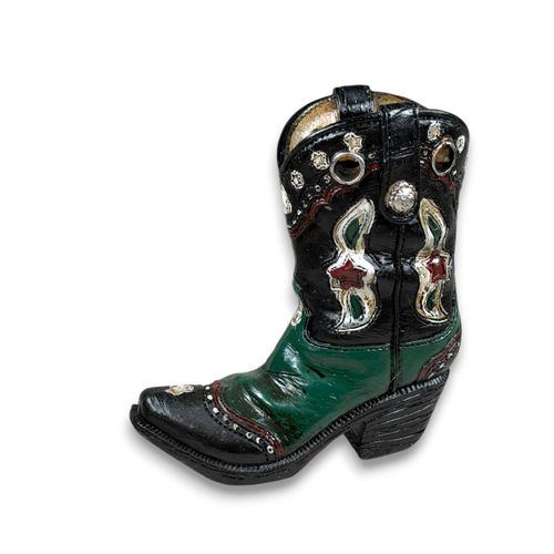 Bota Decorativa Western em Resina B