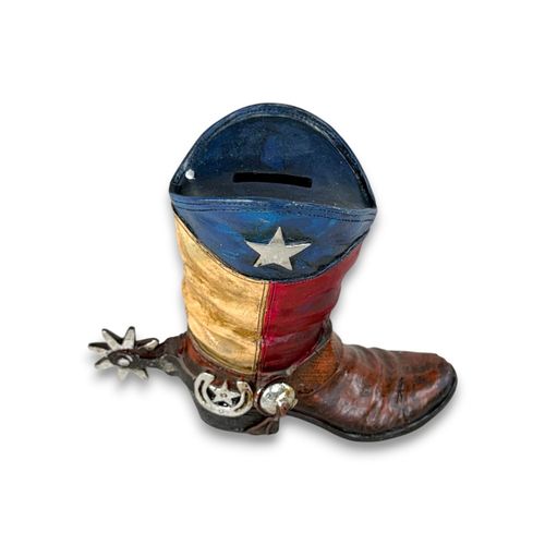 Bota Cofrinho Western em Resina