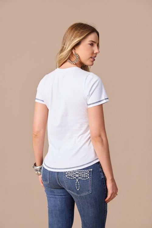 T-Shirt American Moon Horse