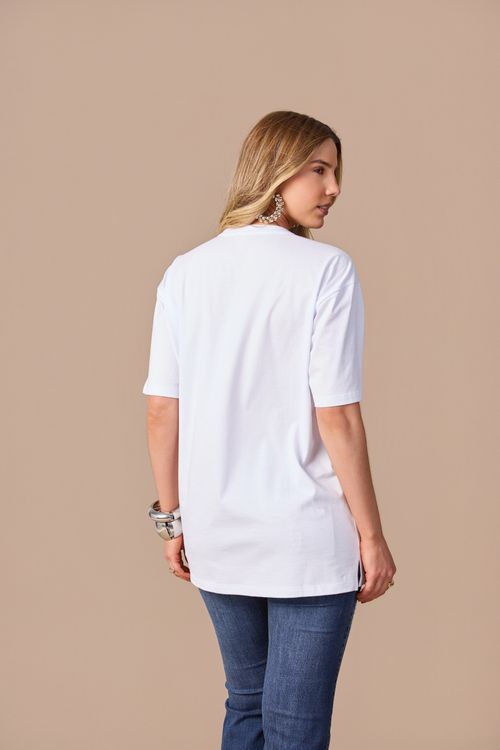 T-Shirt Gold Boots Moon Horse