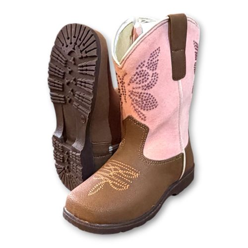 Bota Texana Chocolate Camurça Walk Baby