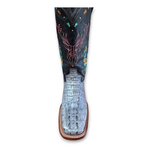 Bota Fem Jacare Rabo Azul Jacomo