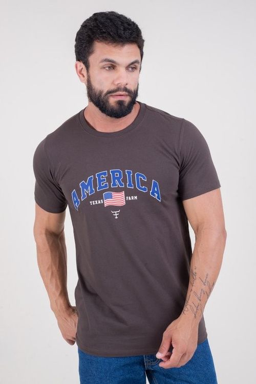 Camiseta Masc Texas Farm American Tour