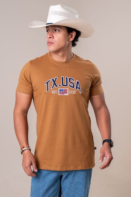 Camiseta Masc Texas Farm Usa