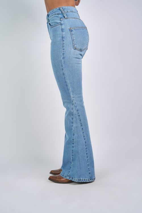 Calça Jeans Wid Leg Sky Miss Country