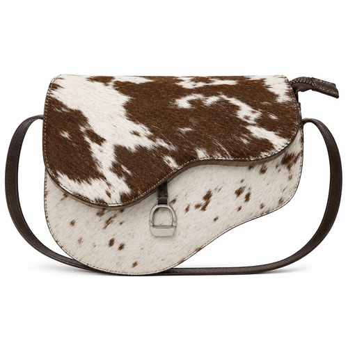 Bolsa Couro Pelo Marrom Colorado