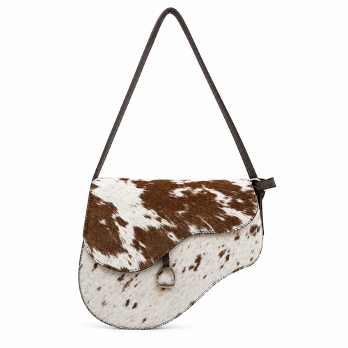 Bolsa Couro Pelo Marrom Colorado