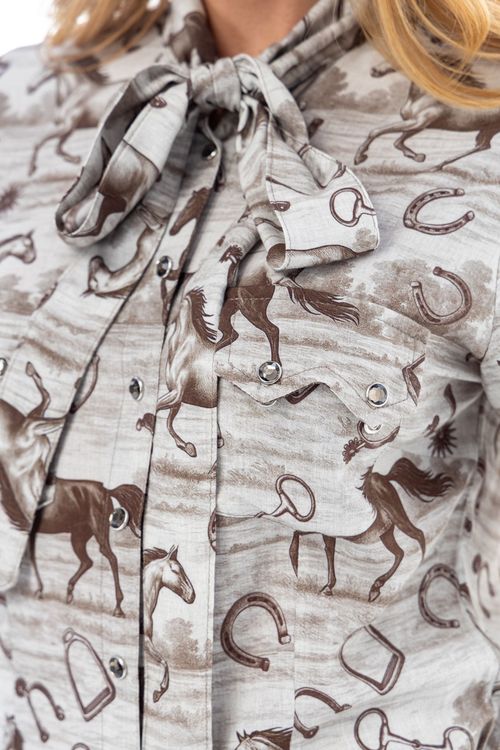 Camisa Diamond Saddle Zenz Western