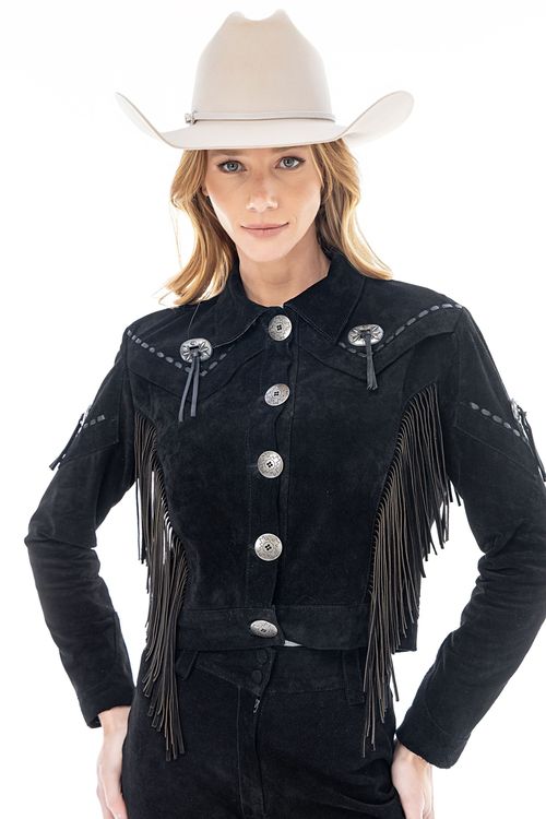 Jaqueta Em Couro Horse Zenz Western