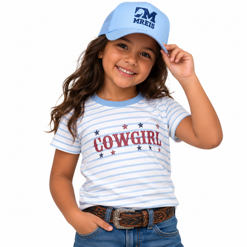T-Shirt Cowgirl Infantil Miss Country