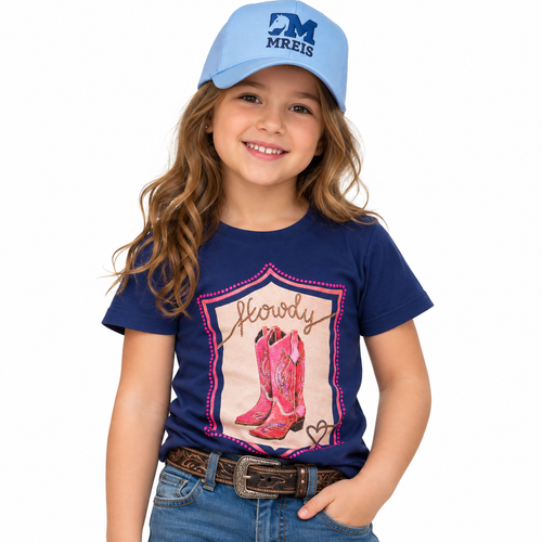 T-Shirt Howdy Infantil Miss Country