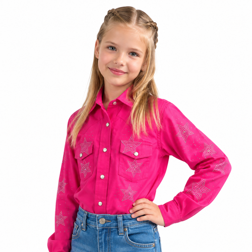 Camisa Stras Infantil Miss Country