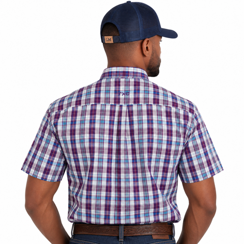 Camisa Masc Reg Tric. Xadrez Bord TXC