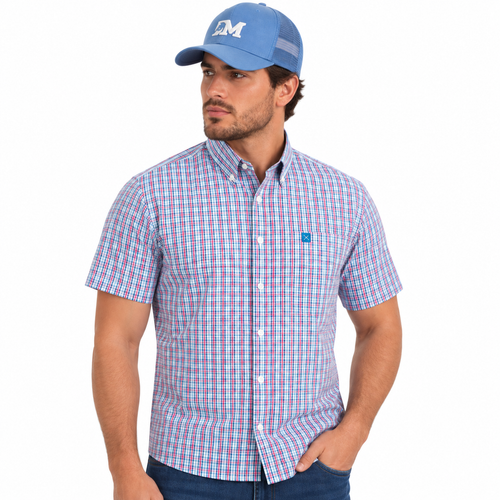 Camisa Masc Reg Bord Xadrez TXC