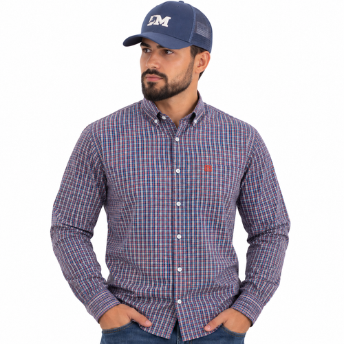 Camisa Masc Reg Bord Xadrez TXC