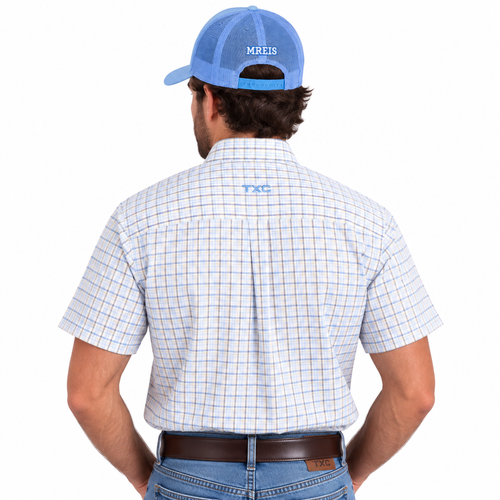 Camisa Masc Reg Tricoline Xadrez TXC