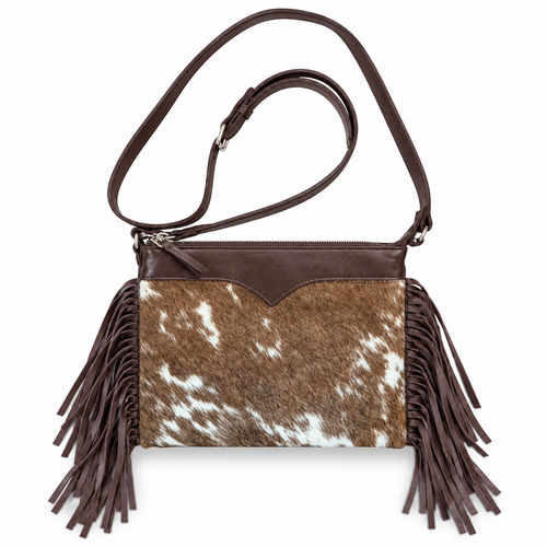 Bolsa Franja Pequena Caramelo