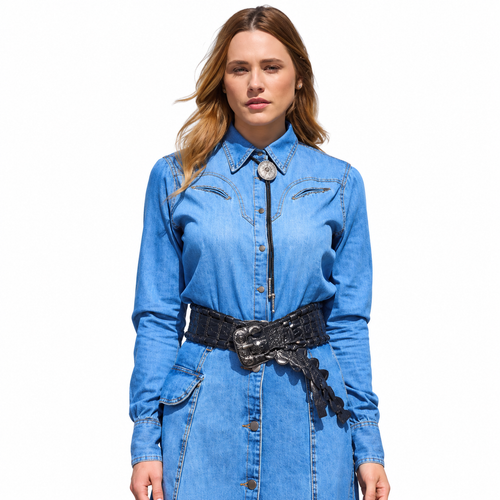 Camisa Fem Jeans Old West Selff Western