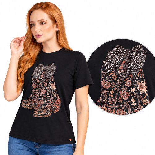T-Shirt Boots Miss Country