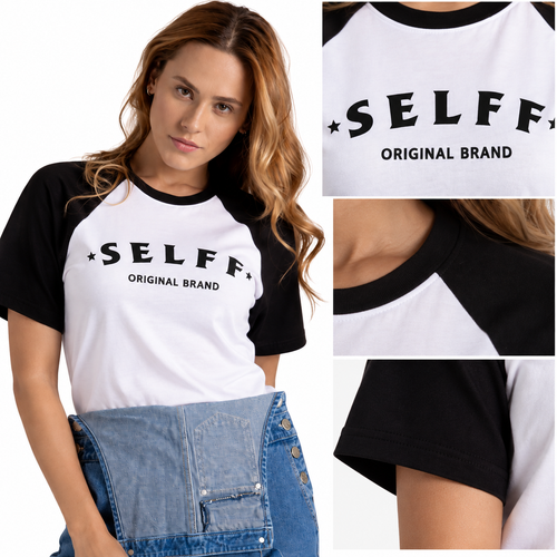 T-Shirt Fem Raglan Selff Western