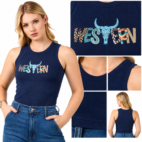 Regata Western Marinho Miss Country