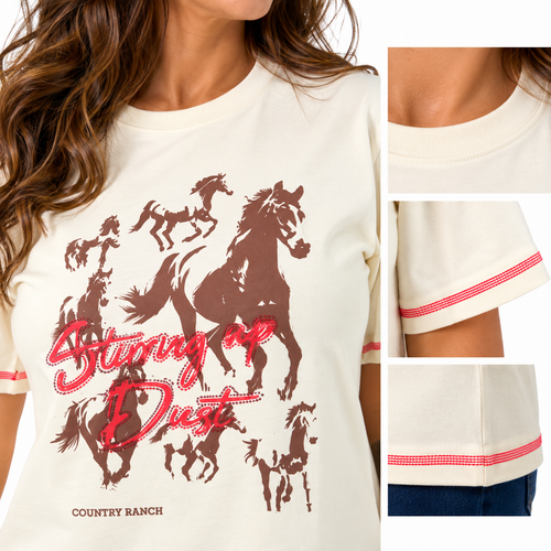 T-Shirt Horse Dust Off Miss Country