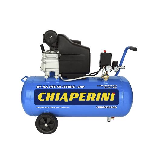 MOTOCOMPRESSOR DE AR 8,5 PÉS 50 LITROS 220V CHIAPERINI