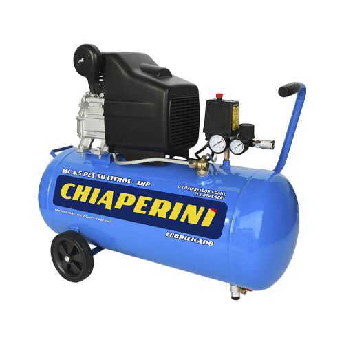 MOTOCOMPRESSOR DE AR 8,5 PÉS 50 LITROS 220V CHIAPERINI