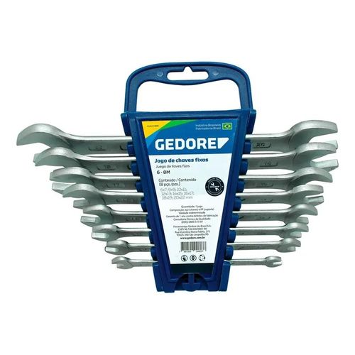 JOGO CHAVE FIXA 6-32MM 12 PEÇAS GEDORE BLUE