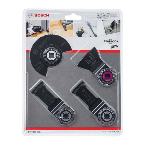 ACESSÓRIOS MULTICORTADORA PARA PISO 4 PEÇAS BOSCH