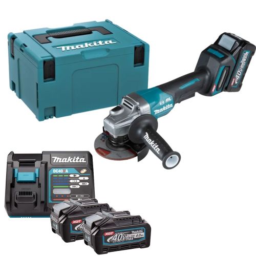 ESMERILHADEIRA BATERIA 115mm 40V GA012GM201 2B 220v MAKITA