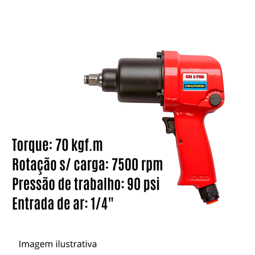 CHAVE DE IMPACTO PNEUMÁTICA 1/2
