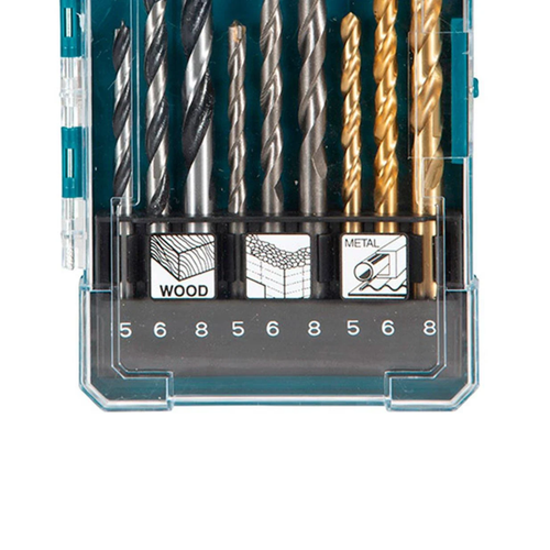 JOGO DE BROCAS MULTI 5-8MM 9 PEÇAS D-71962 MAKITA