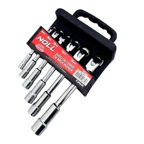 Jogo Chave Biela Vazada 6 Pecas 8A17MM Noll 