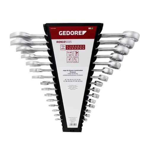 JOGO CHAVE COMBINADA 6 - 32mm 15P GEDORE RED