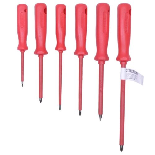 JOGO CHAVE FENDA/PHILLIPS ISOLADA 6PCS GEDORE BLUE