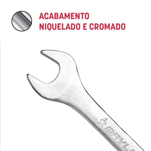 JOGO CHAVE FIXA 6 - 32mm 12P MAYLE
