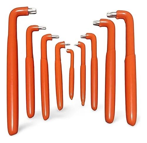 JOGO CHAVE TORX COM 9 PEÇAS ISOLADA 1000V