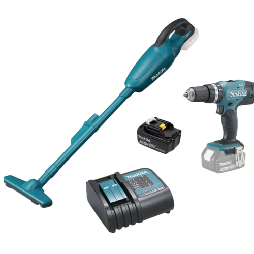 PARAFUSADEIRA 18v 42nm DHP453 + ASPIRADOR 220v 1B MAKITA