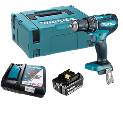 PARAFUSADEIRA 18v 42nm DHP485 + ASPIRADOR 220v 1B MAKITA