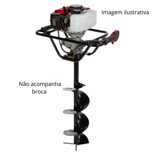 PERFURADOR DE SOLO  GASOLINA SEM BROCA 52CC TEA52X TOYAMA
