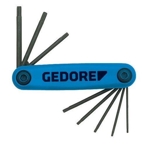 JOGO CHAVE TORX CANIVETE T9-T40 8P 43TXSCL-80 GEDORE