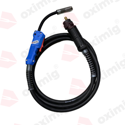 Tocha para solda mig 400A 5mts raspa SBME450 Oximig