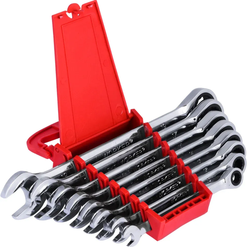 JOGO CHAVE COMBINADA CATRACA 8-19mm 8P WORKER