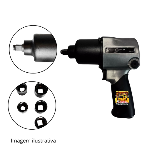 Chave de impacto pneumática 1/2